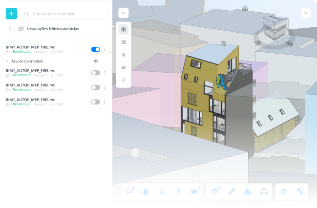 interface da plataforma